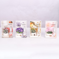 Diffuseur d'huiles essentielles en céramique de haute qualité 10 ml, kit d'aromathérapie écologique pour la maison avec plante artificielle, vente en gros