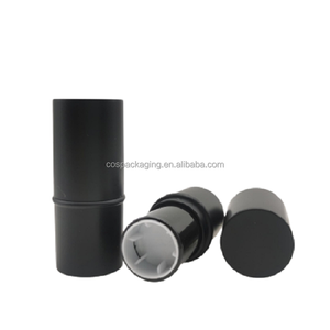 Récipient de baume à lèvres 6g mat noir givre blanc rond grand remplissage direct maquillage <span class=keywords><strong>Contour</strong></span> surligneur Blush correcteur bâton Tube - Product Image 6