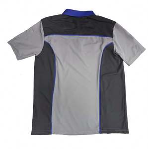 Polo de Manga Corta para Hombre, Personalizado, al por Mayor, de Alta Calidad, Transpirable, de Secado Rápido, con Bloques de Color, Paneles, Cierre de Cremallera de Cuarto y Bolsillo - Product Image 2