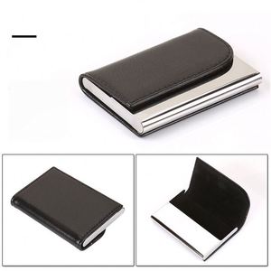 Holder Stainless Steel Pu Leather Custom Logo Creative Card <b>Display</b> <b>Case</b> for Exhibitions and Office Business - Product Image 3