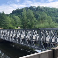 Sistemas de puente modulares versátiles para ingeniería civil, creación de accesos y enlaces temporales