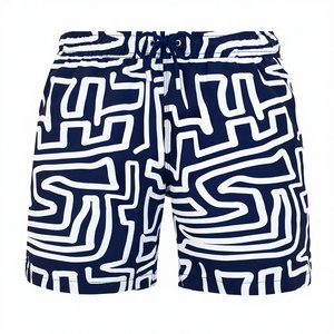 Pantalones Cortos Deportivos para Hombre, Estilo Vintage, de Poliéster/Nailon, Doble Capa, Transpirables, de Secado Rápido, con Cintura Elástica, Personalizados con Impresión, MOQ Bajo, Venta al Por Mayor - Product Image 2