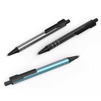 Stylos de bureau personnalisés de luxe Stylo gel promotionnel en métal avec matière plastique Largeur d'écriture de 0.5mm Nouveau design