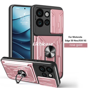 Lichicase nhanh chóng Giao hàng TPU lai PC trượt máy ảnh bìa Thiết kế trường hợp đối với motorolarola cạnh túi nhựa - Product Image 6