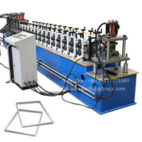 Acier inoxydable galvanisé acier U canal filtre à air cadre fixe rouleau formant la machine