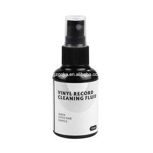 Kit de nettoyage pour disques vinyles en bois et velours, brosse de nettoyage avec liquide 50 ml pour disques vinyles - Vente chaude - Product Image 2