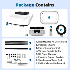 Motorhome Roof Parking <b>Cooler</b> Air Conditioner 12V 24V Top Air Truck <b>AC</b> R134a for Long Haul Cavan EAC002.91, EAC002.91 Available - Product Image 3