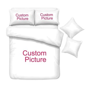 Ensemble de literie personnalisé imprimé en 3D, 100% microfibre de polyester, housse de couette, taies d'oreiller, taille double, pleine, queen, king, 300 fils - Product Image 5
