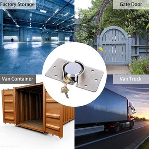 YH9600 مقطورة ثقيلة مستديرة قفل سطح صلب مقوى مجلفن بجودة جميلة ، قفل أمان بمشبك غلق - Product Image 4