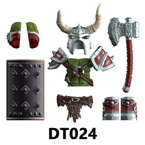 Готические рыцари: Средневековые мини-фигурки солдат, армейские строительные блоки, наборы игрушек для детей DT8905 - Product Image 4