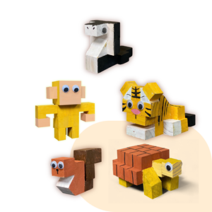 Fábrica de Vietnam, venta al por mayor, modelo de exhibición artesanal, madera DIY artístico de juguete, juego de manualidades para niños, decoración de aprendizaje, regalos hechos en Vietnam - Product Image 3