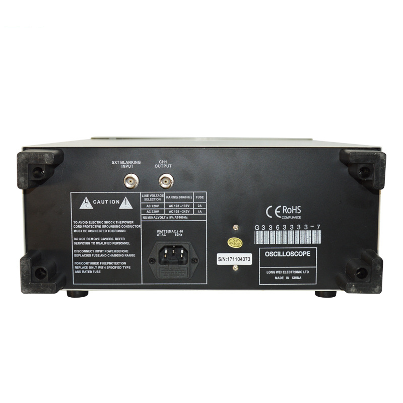 20mhz Ou 40mhz Dual Channel Analog Oscilloscope - 100mhz