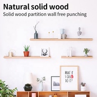 Ensemble d'étagères murales flottantes, décoration moderne vietnamien pour salon, montage en bois, nouveau
