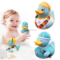 Fabricant de canards en caoutchouc, jouets de bain personnalisés, cadeau de Noël, canard qui couine, canard de piscine, jouets pour enfants, vente en gros