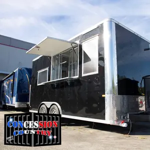 Camión de comida de remolque de comida rápida móvil aprobado por DOT