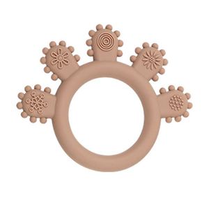 Nouveau Anneau de Dentition Anti-Cryogénie pour Bébé, Jouet Rond en Silicone Alimentaire 0-24 Mois, Couleur et Logo Personnalisables - Product Image 5