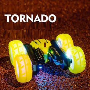 Popular Upgrade S688-1D 2.4G RC Stunt Car <strong>Transformation</strong> Double Sided <strong>Remote</strong> <strong>Control</strong> Model Twist Car with LED Light in the Dark - Product Image 4