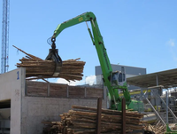 Cost Effective Log Timber Grapple 360° Rotary Hydraulic Grapple for Straw Reed and Slender Wood Loading