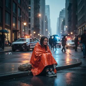 Poncho de survie en mylar, couverture imperméable en film d'aluminium enduit de PE, poncho de pluie d'urgence pour la randonnée, le camping et les activités de plein air - Product Image 4