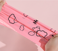 En stock Enveloppes d'expédition violettes écologiques Co-ex Ldpe Poly Mailers Sac d'expédition pour vêtements avec motif