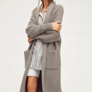 Nuovo cappotto da donna con <span class=keywords><strong>Cardigan</strong></span> autunnale pesante da donna con maniche a pipistrello lungo Color <span class=keywords><strong>cammello</strong></span> - Product Image 6