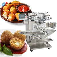 Machine à Coxinha Remplie Robuste et Précise, Ligne de Formage et d'Encrustation à Haut Rendement, Équipement de Traitement Industriel pour Coxinha