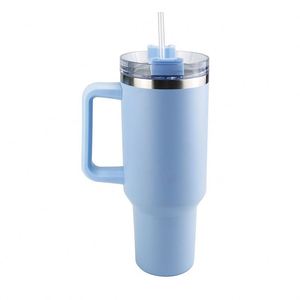 Tasse isotherme en acier inoxydable 304, grande capacité, design élégant, pot à café en acier inoxydable 40oz, tasse de voiture - Product Image 4