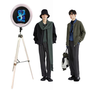 Commercial Photo Booth Machine <b>with</b> <b>Printer</b> Salsa 2 Dslr Photo Booth Touchscreen Photo Booth <b>with</b> Led Touch Screen - Product Image 1