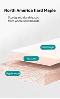 Chaise Wunda en bois d'érable massif durable personnalisée avec système à pédale unique F2 et poignées pour studio de Pilates et usage domestique