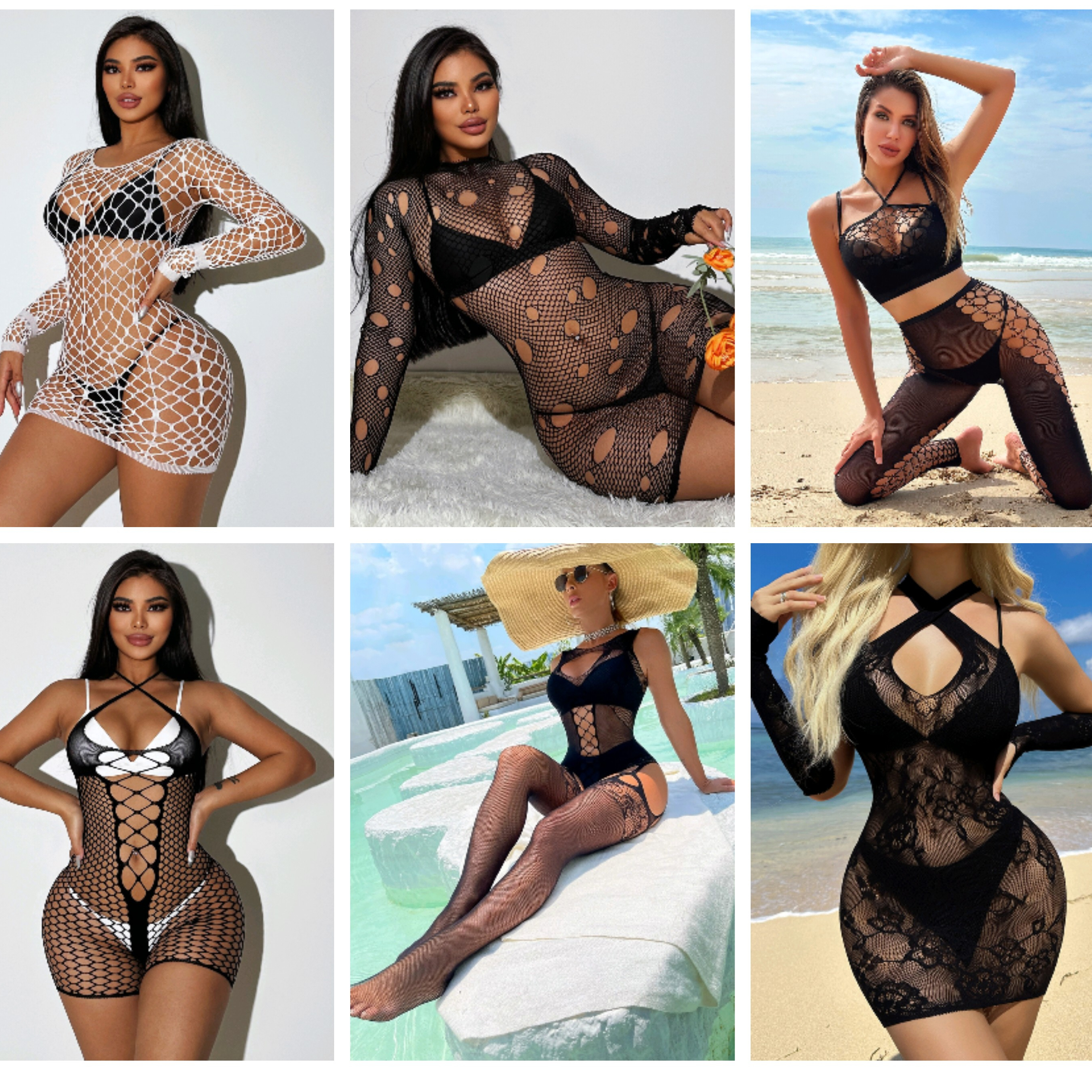 Bodystocking Leopardato Sexy - Lingerie Donna In Mesh, Unica Manica, Taglie XS-XL - Foto 4