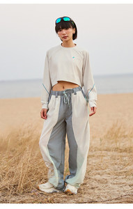 T-<span class=keywords><strong>shirt</strong></span> de <span class=keywords><strong>sport</strong></span> court à manches longues à séchage rapide pour <span class=keywords><strong>femme</strong></span>, ample, respirant, anti-UV, style décontracté pour l'extérieur - Product Image 6