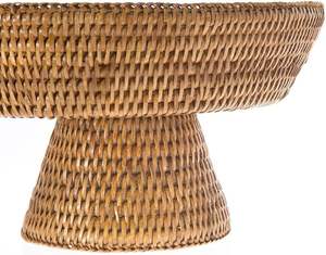 Corbeille à fruits en rotin, panier décoratif de cuisine, panier de rangement naturel tissé à la main pour fruits, légumes, collations, organisateur de comptoir - Product Image 4