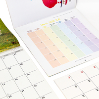 Calendrier mural photo amusant OEM, calendrier mensuel carré humoristique, impression artistique personnalisée, décoration, calendrier pour cadeau de vacances