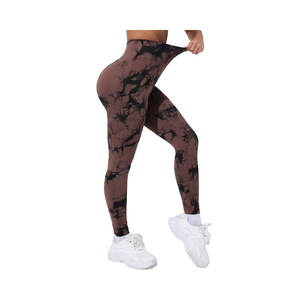 नई टाई डाई लेगिंग सहज बट स्क्रैच लेगिंग बूटी टाई डाई सॉफ्ट टाइट्स महिलाएं महिलाओं के लिए योग पैंट को धक्का दे रही हैं - Product Image 1