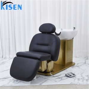 เก้าอี้นวดสระผมพร้อมอ่างล้างผม ยี่ห้อ Kisen Modern Hair Salon รุ่น Shampoo Bowl Massage สำหรับร้านทำผม - Product Image 1