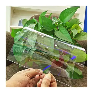 Rigid clear and transparent polycarbonate film sheet