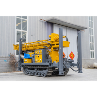 Foreuse hydraulique complète sur chenilles Hengwang HQZ260L à moteur diesel pour puits d'eau, profondeur 260 m, diamètre de forage 130-305 mm