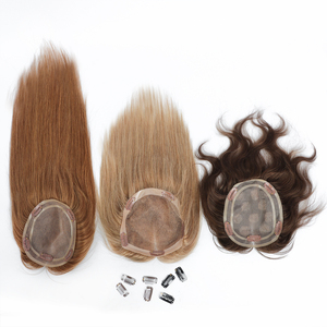 Extension per <span class=keywords><strong>capelli</strong></span> in pizzo con Toupper in pizzo monostrante da <span class=keywords><strong>donna</strong></span> - Product Image 6