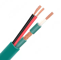 Vente en gros de la veste en PVC vert 3 cœurs Maroc Algérie câble standard 2c caméra de vidéosurveillance KX6 KX7 câble coaxial pour CATV/CCTV