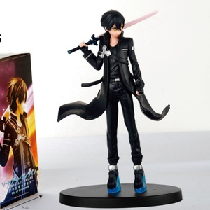 ศิลปะดาบอะนิเมะออนไลน์ Kirito หุ่น2D พีวีซีตั้งโต๊ะเครื่องประดับสภาพใหม่ขายส่ง - Product Image 6