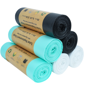 Bolsa de basura desechable biodegradable de almidón de maíz, 75 <span class=keywords><strong>90cm</strong></span>, almacenamiento de cocina, limpieza, bolsa de basura de PVC/PP reciclada, PLA - Product Image 2