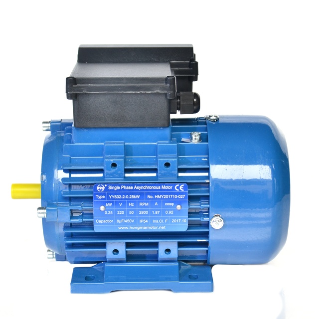 YL Series Ac Motor 220v 50hz High Rpm Single Phase Ac Electric Motor Power 1.1kw