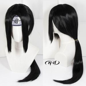 Peluca <span class=keywords><strong>de</strong></span> <span class=keywords><strong>Cosplay</strong></span> <span class=keywords><strong>de</strong></span> Anime <span class=keywords><strong>de</strong></span> <span class=keywords><strong>Itachi</strong></span> <span class=keywords><strong>Uchiha</strong></span>, Color Castaño Claro, Fibra <span class=keywords><strong>de</strong></span> Alta Temperatura Resistente al Calor, con Red <span class=keywords><strong>de</strong></span> Malla Rosa, 130% <span class=keywords><strong>de</strong></span> Densidad - Product Image 1