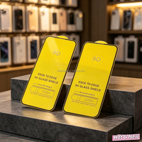 Protection d'écran en verre trempé 9D 9H à bords intégraux pour Y70S Y90 Y91 Y91C, film de protection pour téléphone portable HD transparent anti-traces de doigts