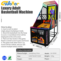 Dernier modèle de jeu d'intérieur Jeu de sport Machine de basket-ball LCD Jeu de simulation de basket-ball