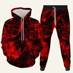 ชุดกีฬาวิ่งจ๊อกกิ้งมีฮู้ดสำหรับผู้ชาย/ผู้หญิงหลายสีกราฟิก - Product Image 1