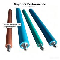 Rouleau en caoutchouc sur mesure pour système de convoyeur, haute traction, réduction du bruit, longue durée de vie, pièces de rechange robustes