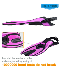 <span class=keywords><strong>Aletas</strong></span> de Buceo Ajustables con Varios Colores, <span class=keywords><strong>Aletas</strong></span> Ligeras Antideslizantes con Diseño de Aleta Dividida para Buceo y Snorkel ODM - Product Image 5