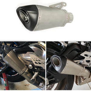 Silencieux d'échappement de moto à enfiler 51/60/65 mm, échappement moto, <span class=keywords><strong>DB</strong></span> <span class=keywords><strong>Killer</strong></span> amovible, laser pour BMW S1000RR 2010-2014 S1000RR - Product Image 3