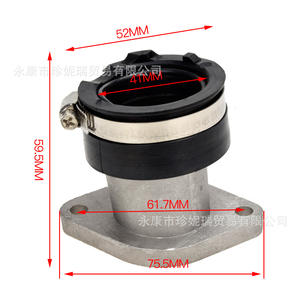 Jqg017 Yamaha Yfm250 <b>Intake</b> <b>Manifold</b> Aluminum 41mm For Offroad Motorcycle Replacement Part - Product Image 1